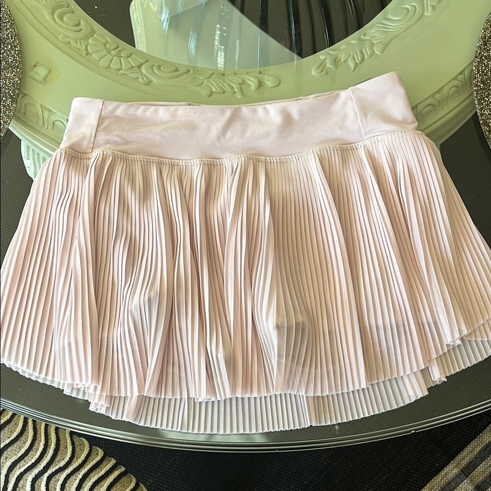 Lululemon Pink Pleated tennis Skirt